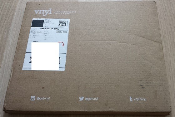 VNYL Subscription Box Review August 2015 - package
