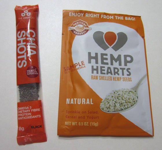 Vegan Cuts Snack Box Subscription Review August 2015 - seeds