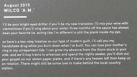 Vinyl Me, Please Subscription Box Review – August 2015 - poem
