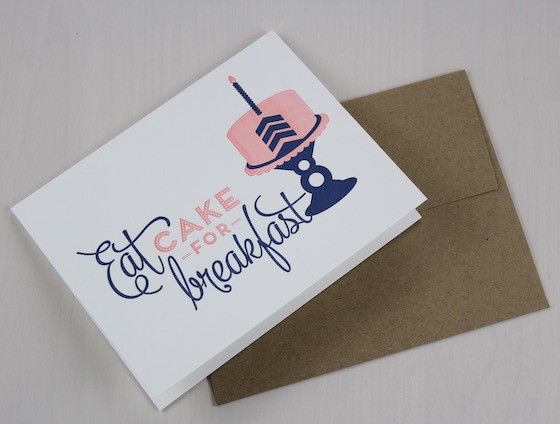 Aster Market Subscription Box Review - August 2015 Cake