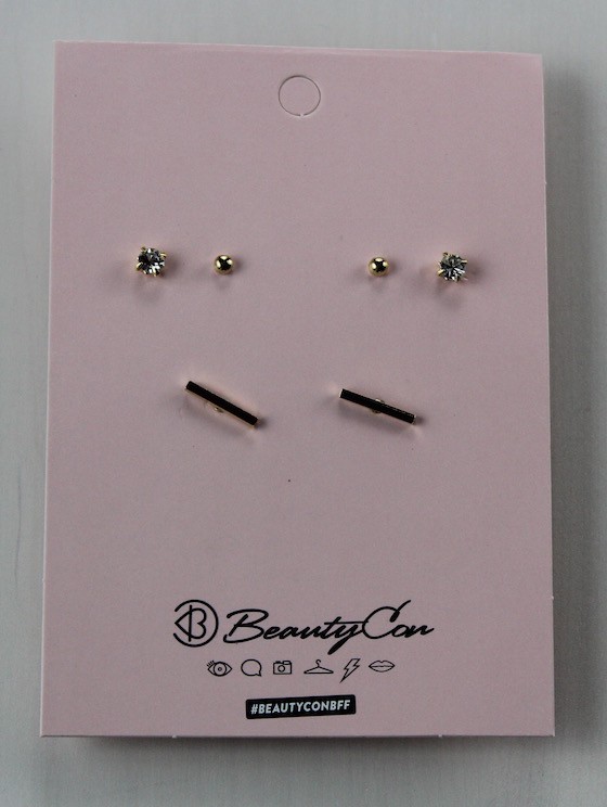 BeautyCon BFF Beauty Subscription Box Review - August 2015 Earrings