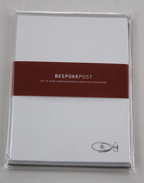 Bespoke Post Subscription Box Review & Coupon – August 2015 Cards