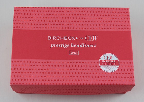Birchbox CEW Prestige Box Review - 2015 Box