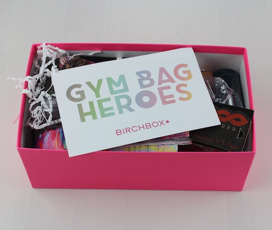 Birchbox Gym Bag Heroes Limited Edition Box Review + Coupon Open