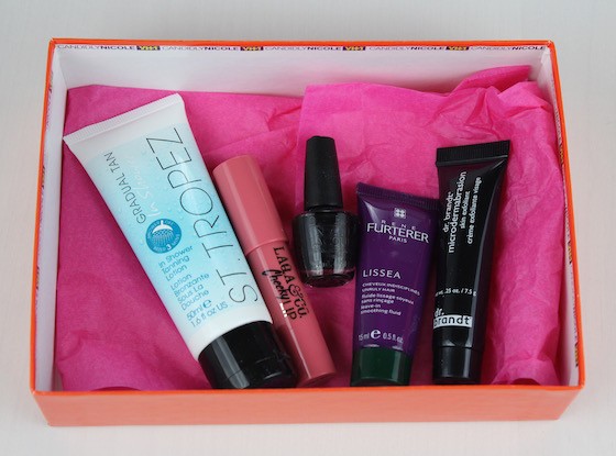 Birchbox August 2015 Review - Candidly Nicole Box Items