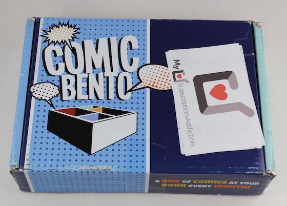 Comic Bento Subscription Box Review – August 2015