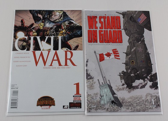 Comicboxer Subscription Box Review - August 2015 - civil-war