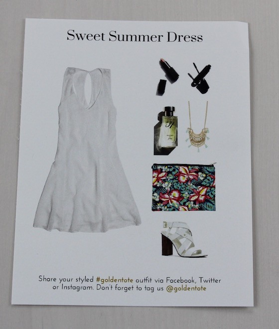 Golden Tote $49 Tote Review – August 2015 Card