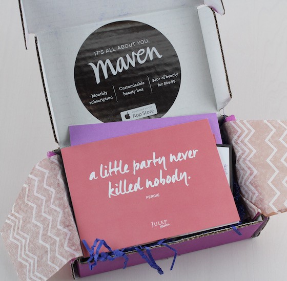 Julep Maven Review & Free Box Code – August 2015 Box