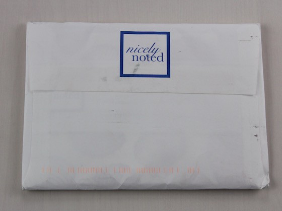 Nicely Noted Subscription Review – August 2015 Envelope