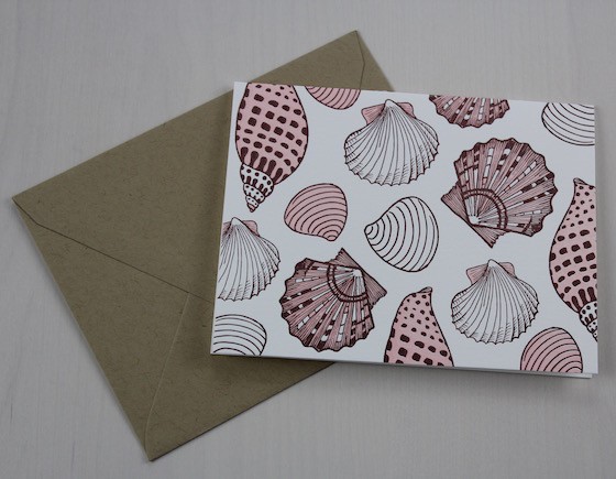 Nicely Noted Subscription Review – August 2015 Seashells