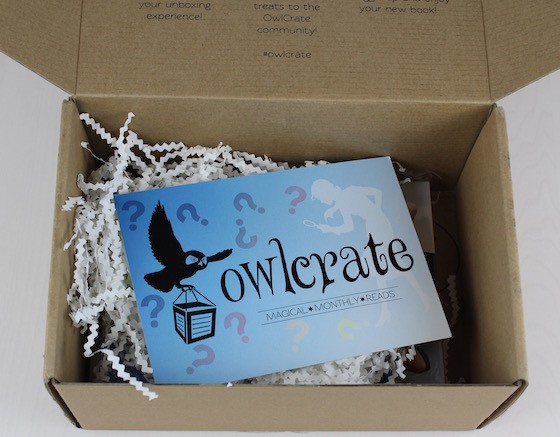 OwlCrate YA Book Subscription Box Review – August 2015 Open