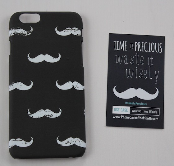 Phone Case of the Month Subscription Review – August 2015 Mustache