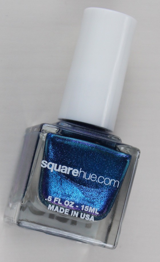 Square Hue Nail Polish Subscription Box Review – August 2015 Blue