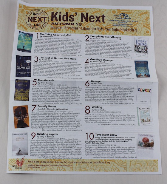 The Book Drop YA Subscription Box Review – August 2015 Next