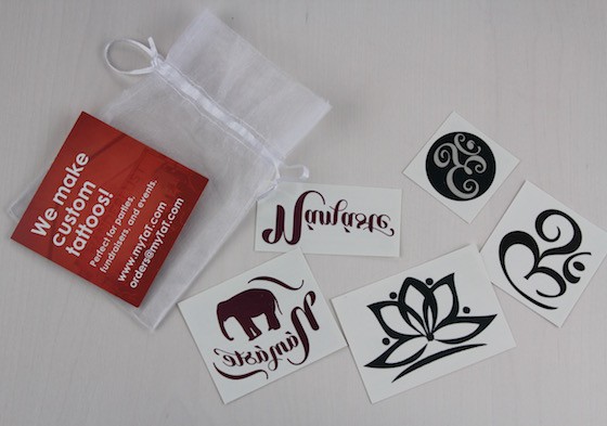 Yogi Surprise Subscription Box Review – August 2015 Tattoos