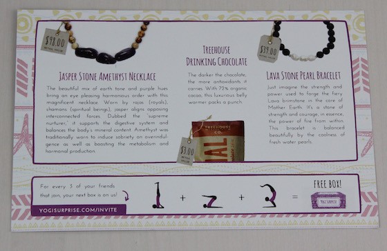 Yogi Surprise Jewelry Subscription Box Review – August 2015 Info