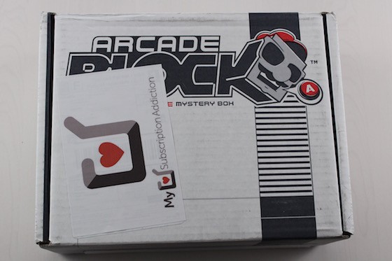 Arcade Block Subscription Box Review August 2015 - box