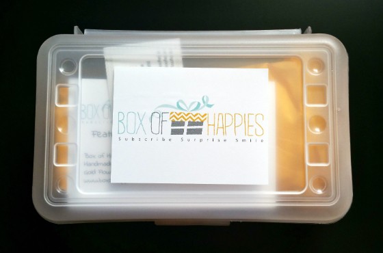 Box of Happies Subscription Box Review August 2015 - box