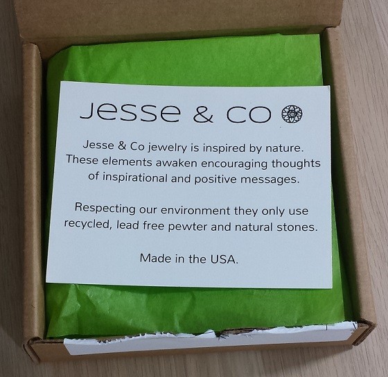 BuddhiBox Jewelry Subscription Box Review September 2015 - inside