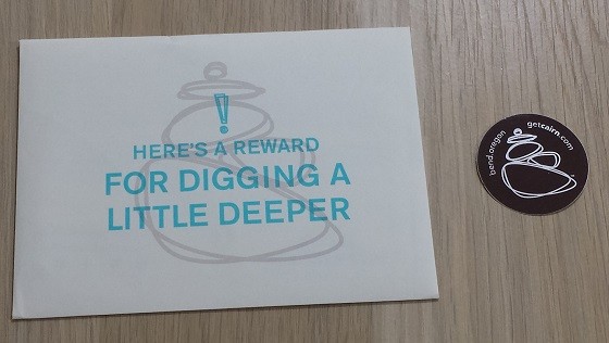 Cairn Subscription Box Review September 2015 - envelope
