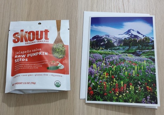 Cairn Subscription Box Review September 2015 - seeds-card
