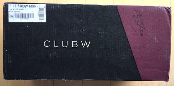 Club W Wine Subscription Review & Coupon September 2015 - Box