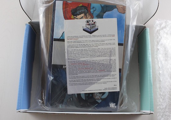 Comic Bento Subscription Box Review September 2015 - inside