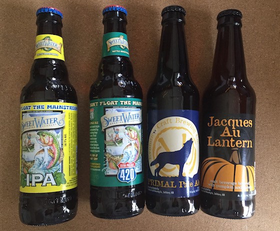 Craft Beer Club Subscription Box Review September 2015 - Contents