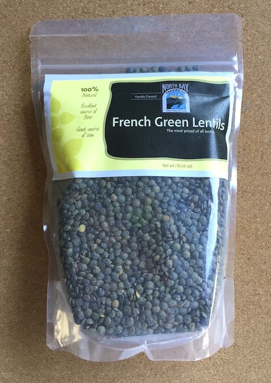 Hamptons Lane Subscription Box Review & Coupon September 2015 - Lentils