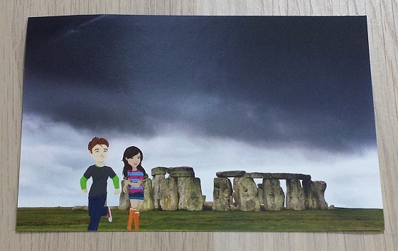 Little Passports Subscription Box Review September 2015 - postcard