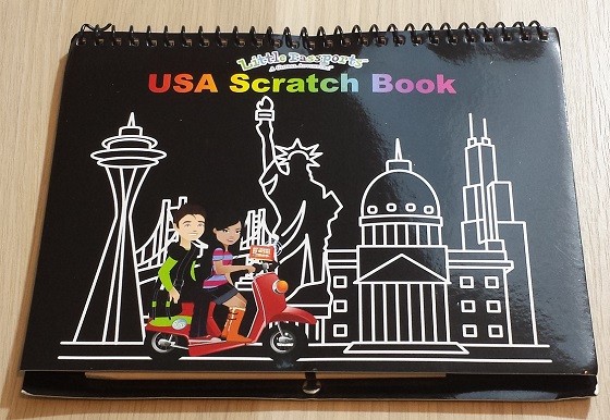 Little Passports USA Subscription Box Review September 2015 - scratch-book