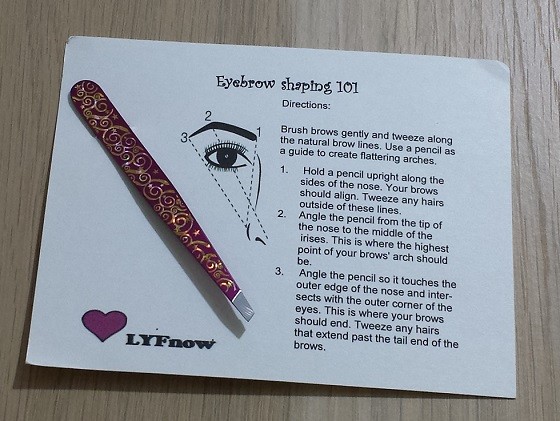 Love Yourself First Now Subscription Box Review September 2015 - tweezers