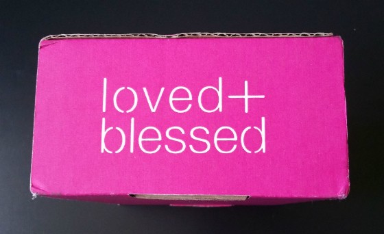 Loved + Blessed Subscription Box Review September 2015 - BOX