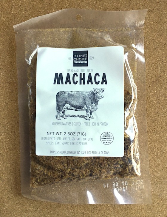 Mantry Subscription Box Review August 2015 - Machaca