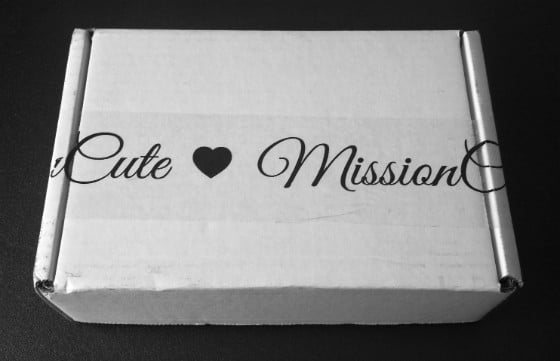 Mission Cute Subscription Box Review August 2015 - box
