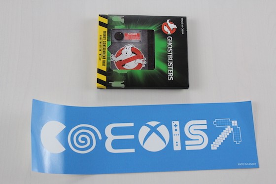 Nerd Block Welcome Box Review + Coupon - Ghostbusters Wallet and COEXIST Sticker