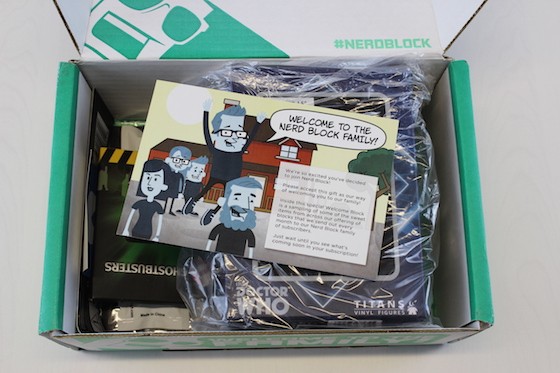 Nerd Block Welcome Box Review + Coupon - inside