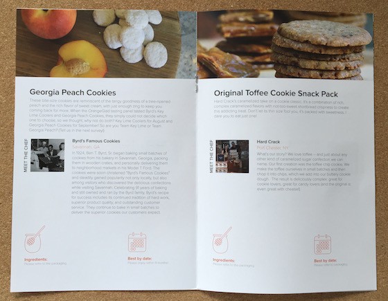 Orange Glad Subscription Box Review September 2015 - Brochure2