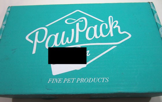 Paw Pack Subscription Box Review + Coupon September 2015 - box