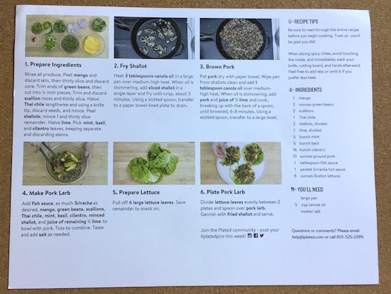 Plated Subscription Box Review September 2015 - LarbCard2