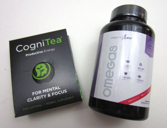 PrettyFit Fitness Subscription Box Review + Coupon August 2015 - tea