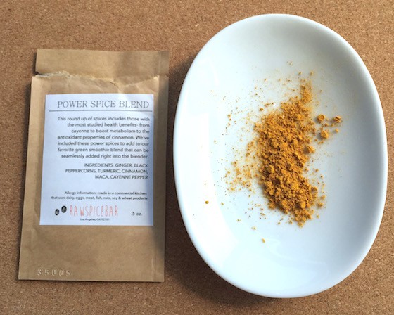 RawSpiceBar Subscription Box Review August 2015 - Powder