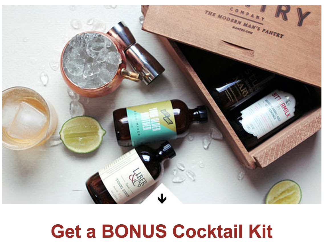 Mantry Labor Day Sale – Free Cocktail Kit with Subscription!