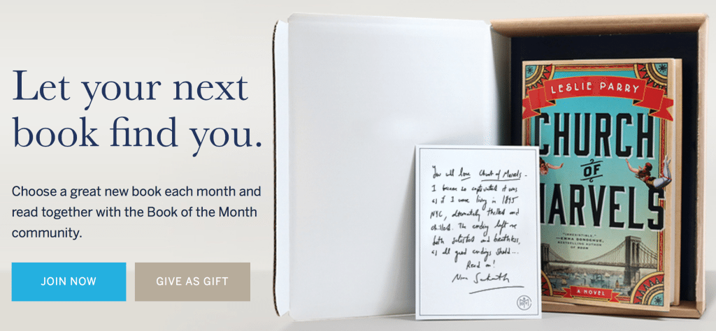 Book of the Month Subscription
