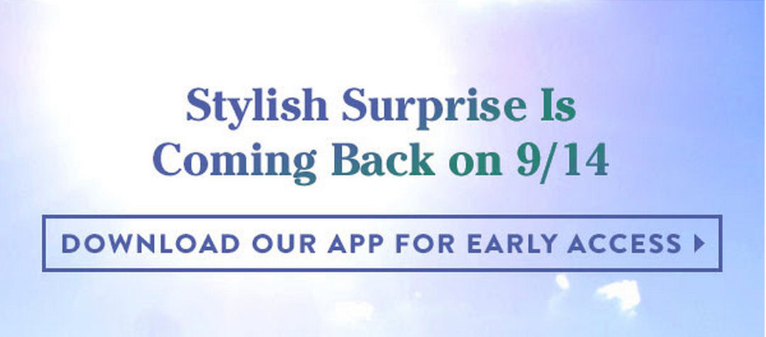 ModCloth Stylish Surprise is Back September 14th!