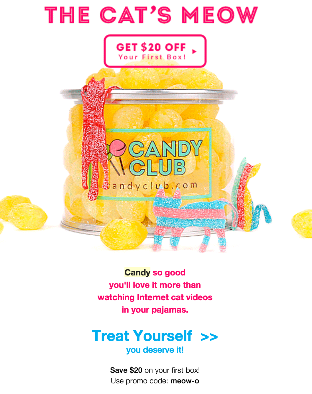 Candy Club Coupon Code – $20 Off Your First Box!