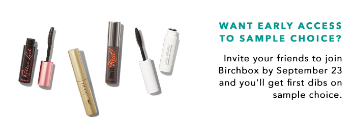 Birchbox Sample Choice Time October 2015