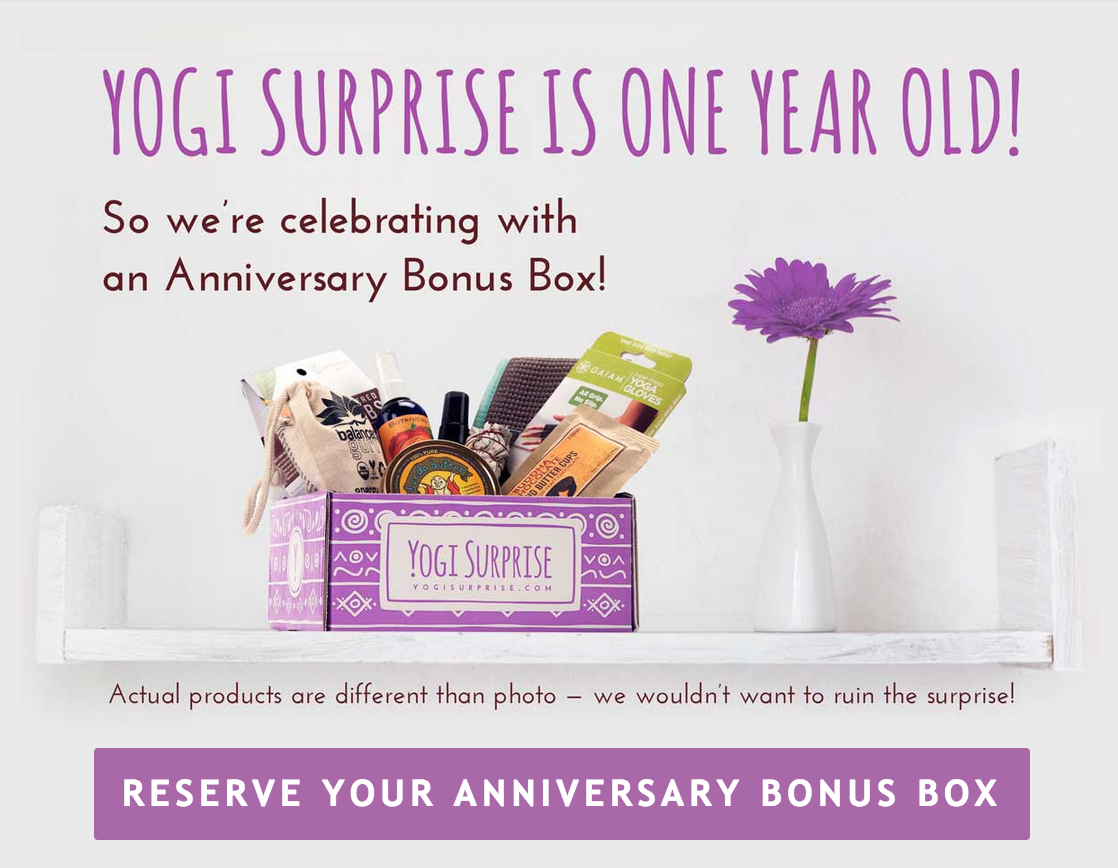 Yogi Surprise Anniversary Bonus Box + Spoiler