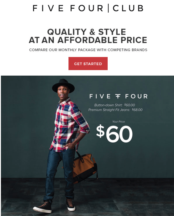 New Five Four Club Coupon – Save 25% On Your First Shipment!
